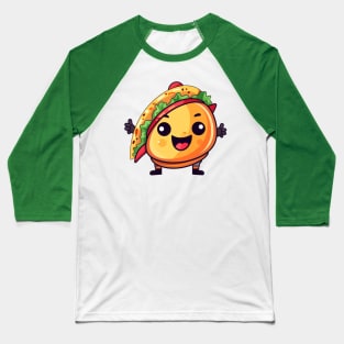 kawaii Taco T-Shirt cute potatofood funny Baseball T-Shirt